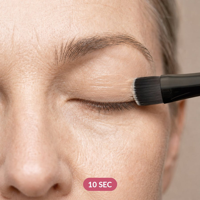 Sweeping a thin layer on the closed lid