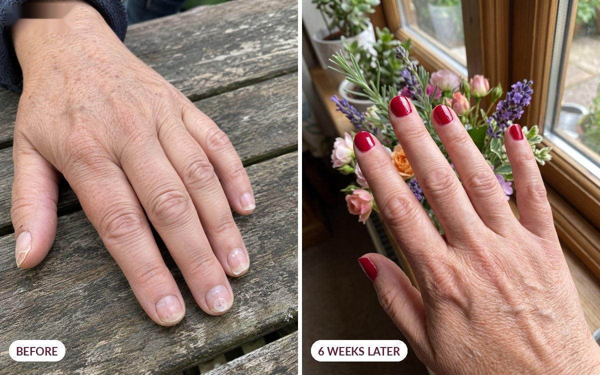 Before and six weeks later