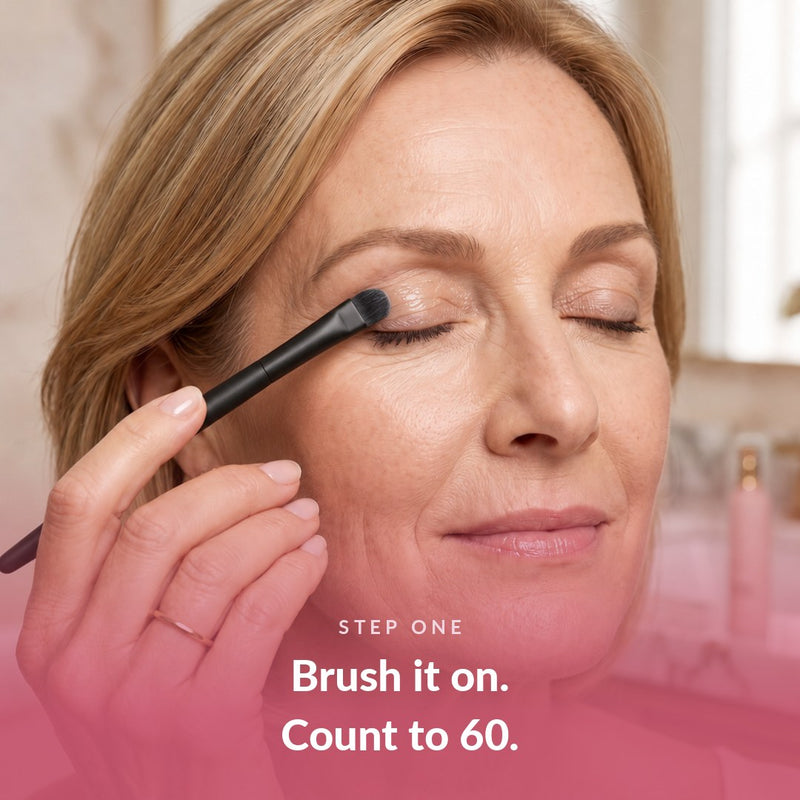 Brush it on, count to 60