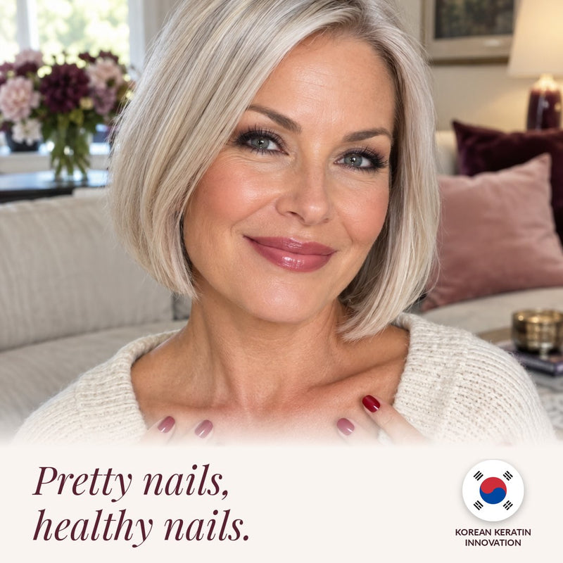 Healthy painted nails