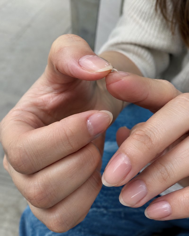 A soft, weak fingernail