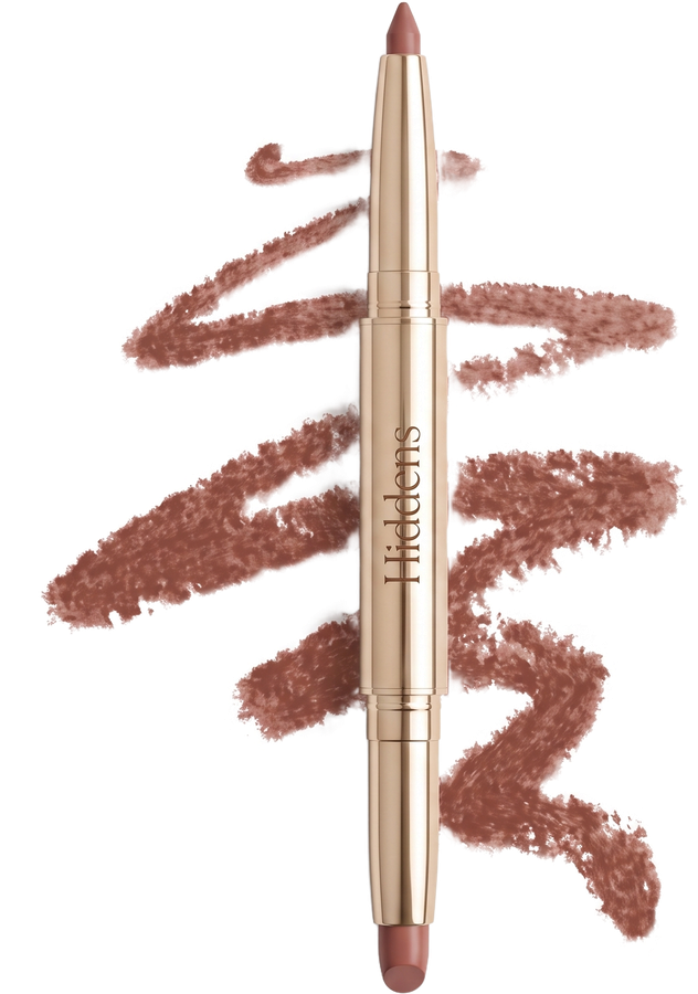 The Lip Duo surrounded by its key ingredients